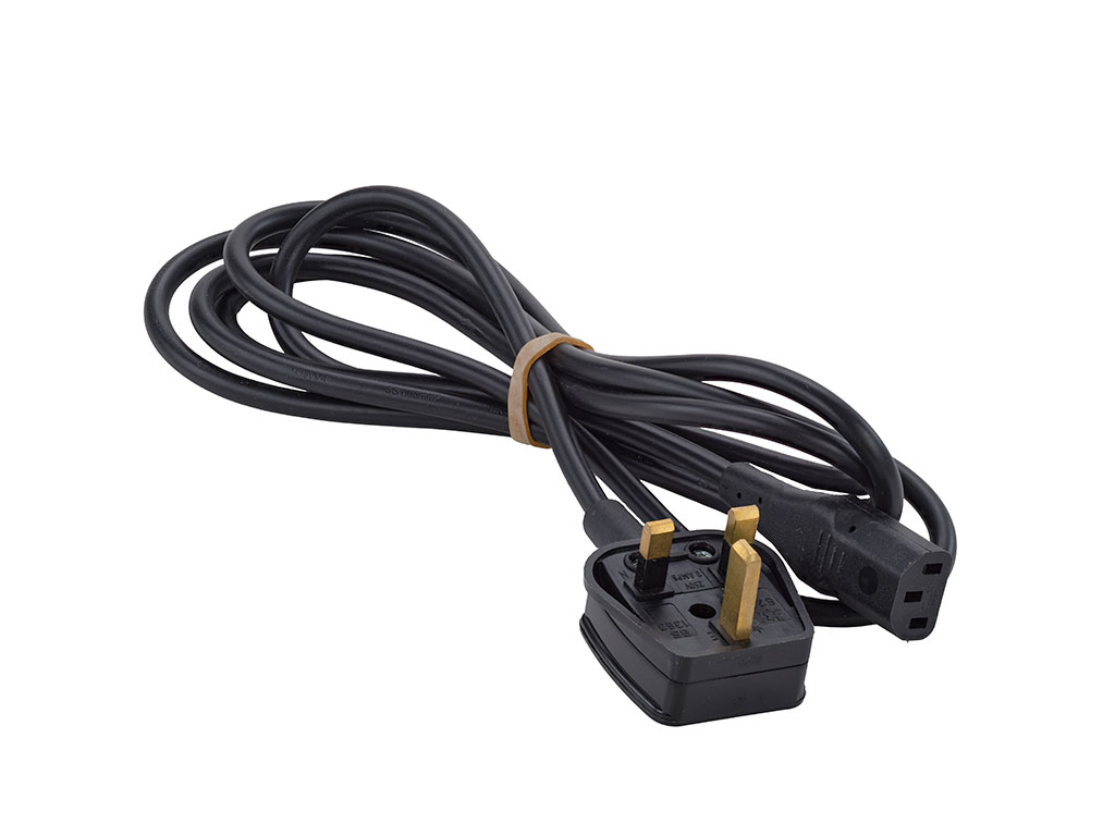 Geräteanschlussleitung mit Gerätestecker 240V für Vereinigtes Königreich (UK)